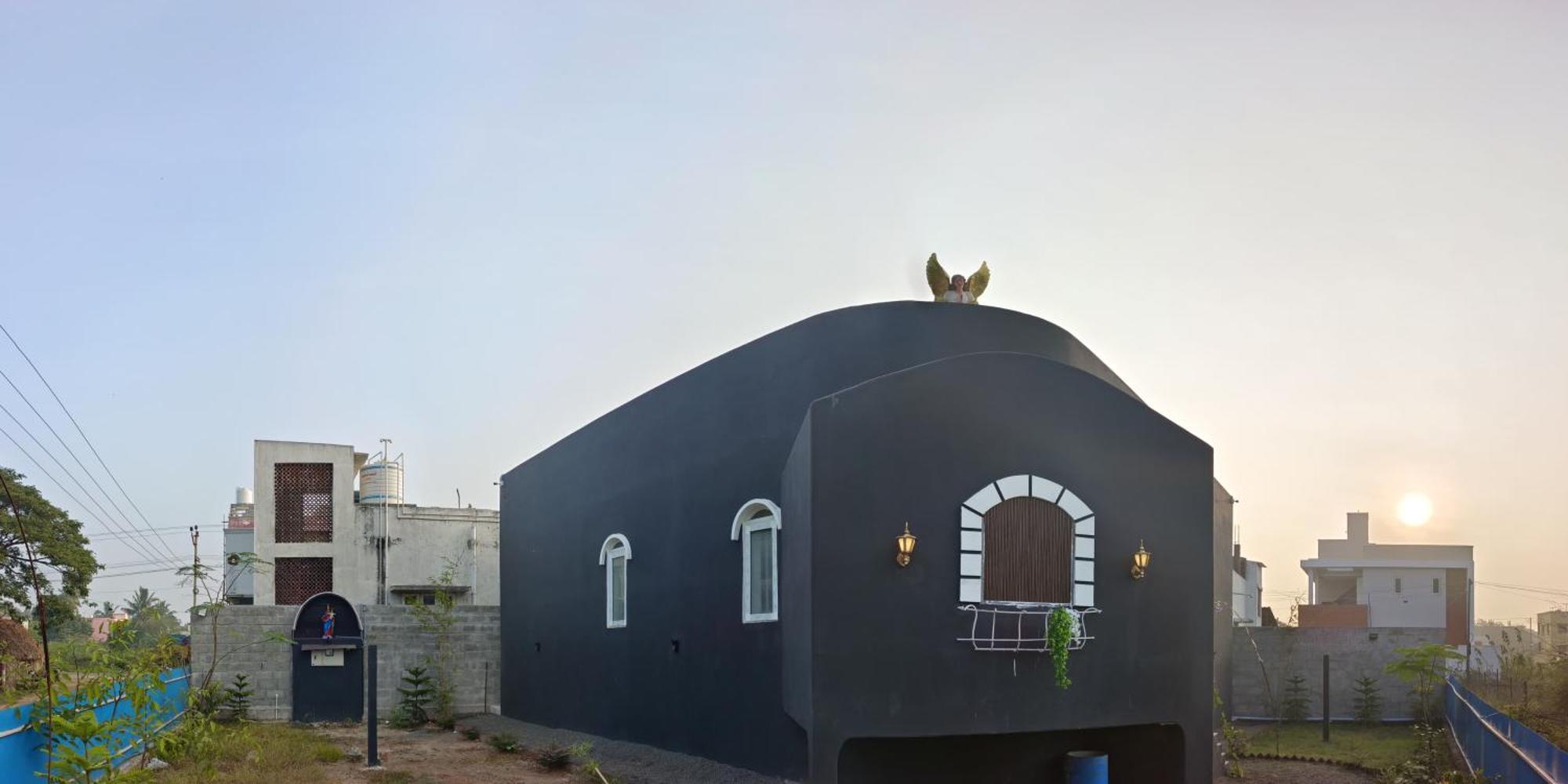 Caveman Guest House Pondicherry Bagian luar foto